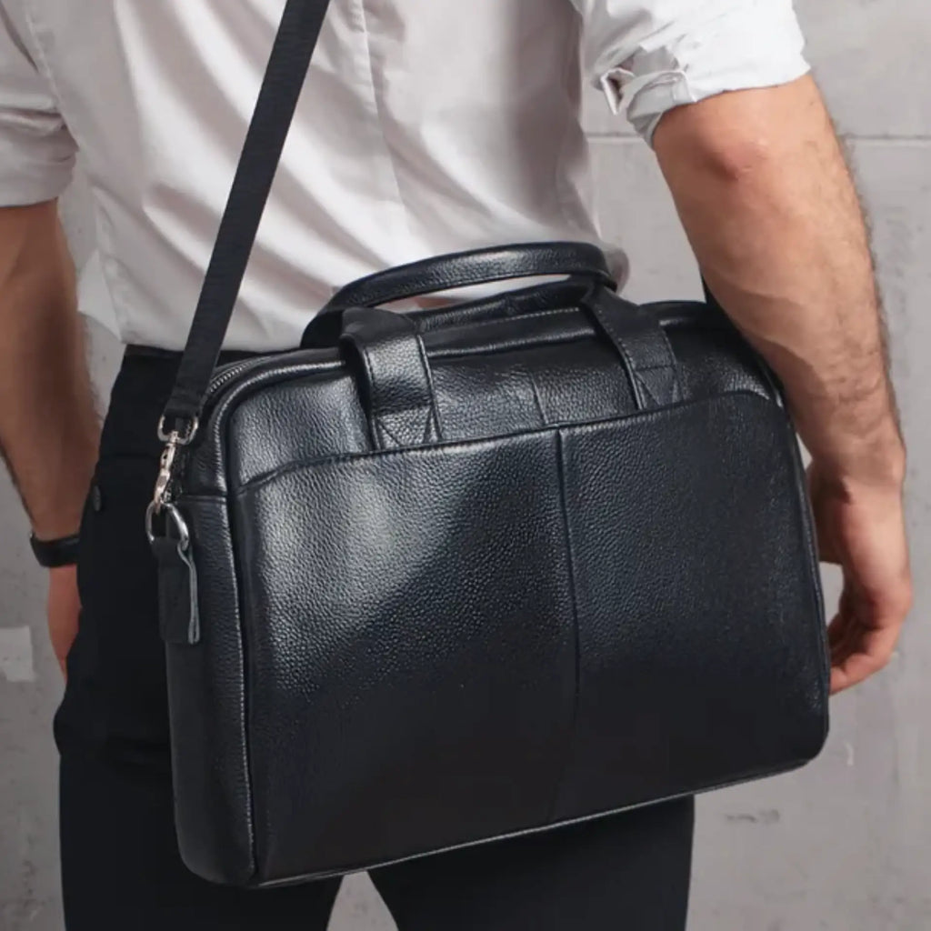 Besace cuir pour homme avec bandoulière