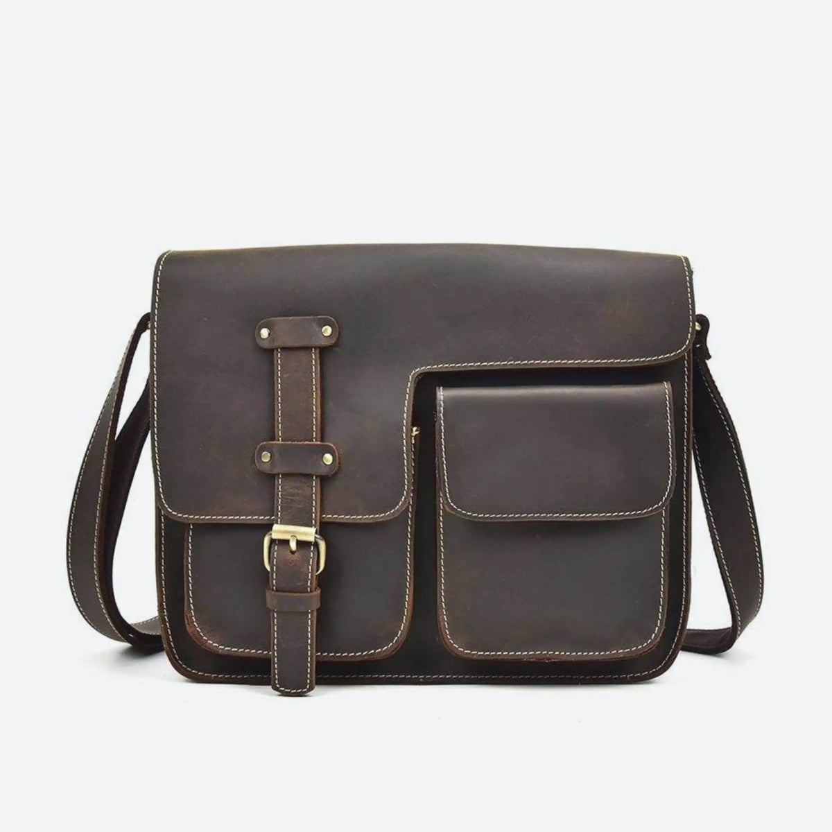 Besace en cuir homme