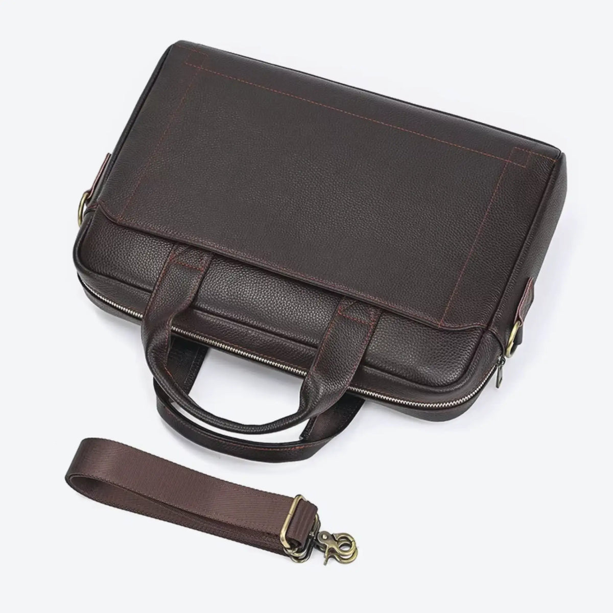 Besace en cuir pour homme finition premium