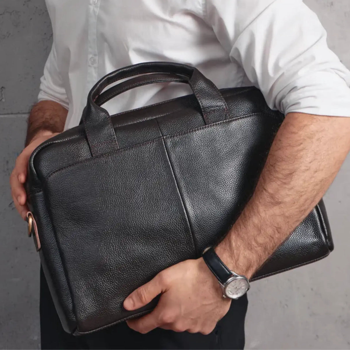 Besace en cuir pour homme maison Merid