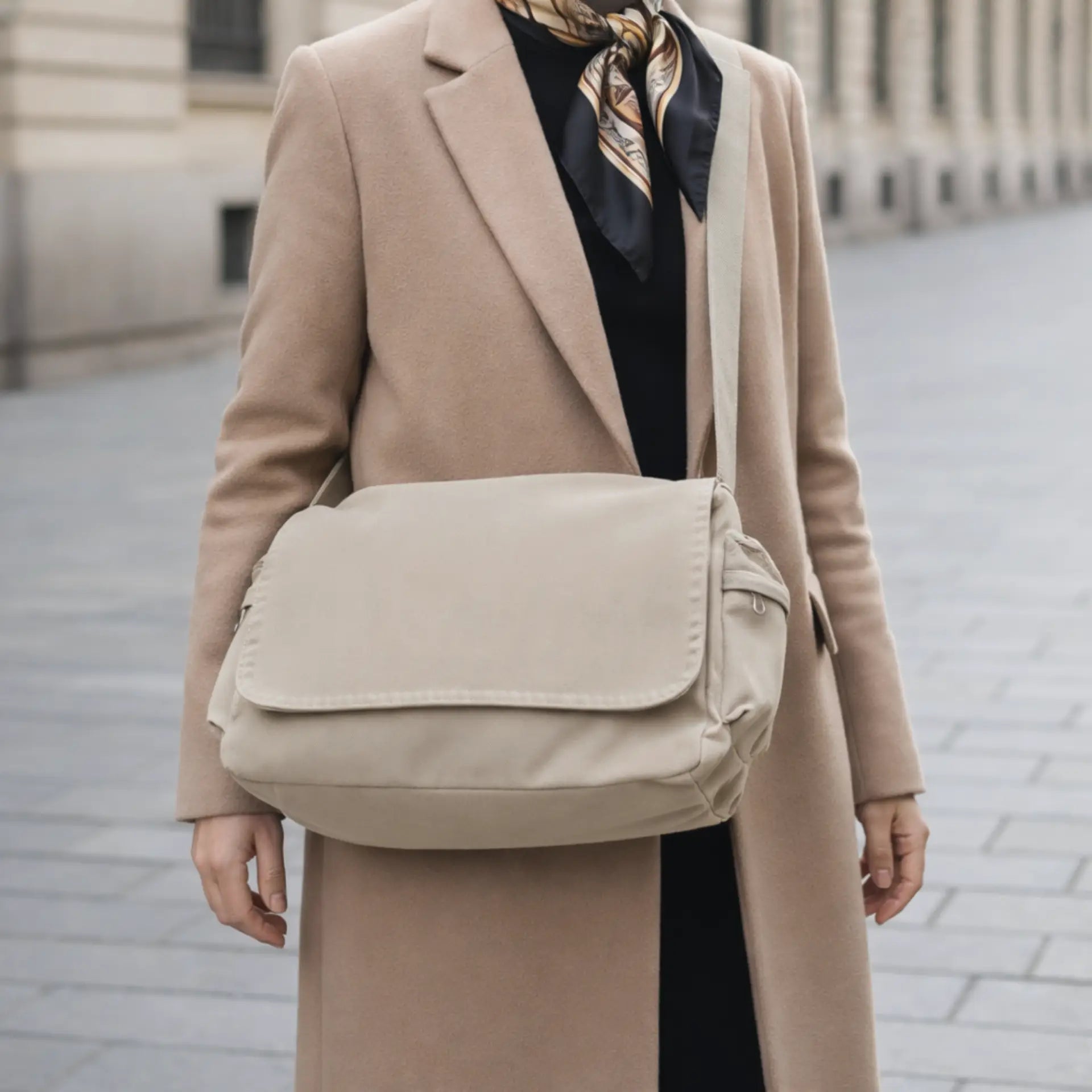 Besace en toile avec bandoulière Image