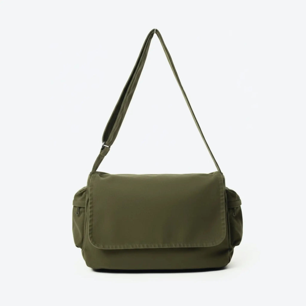 Besace en toile kaki