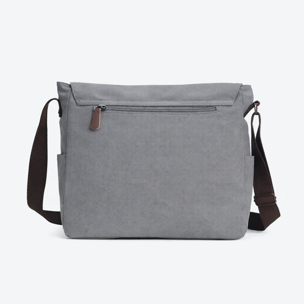 Besace toile homme de dos