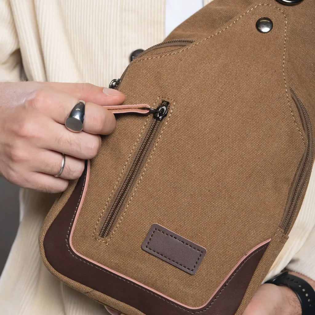 Petit sac besace en tissu