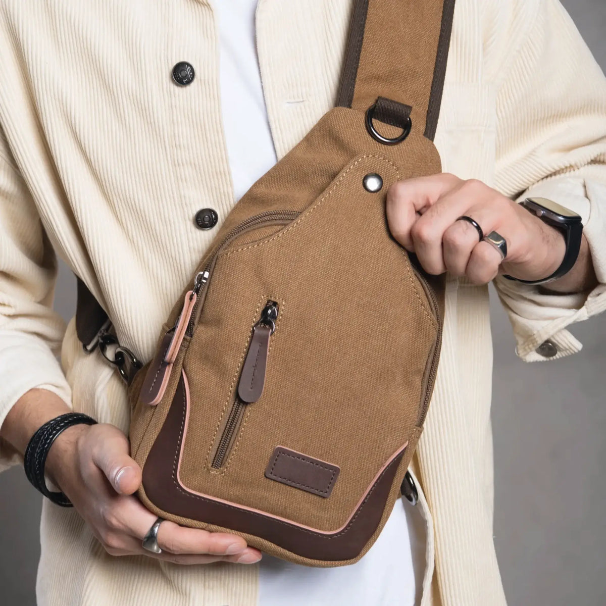 Petit sac besace pour homme et femme