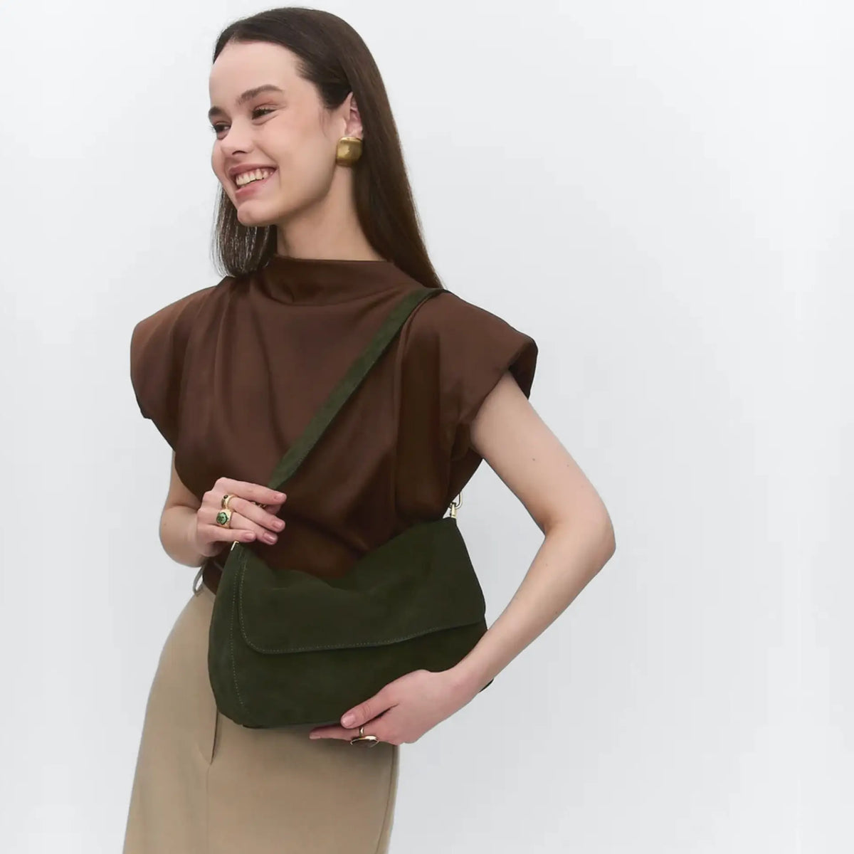 Sac bandoulière besace femme chic