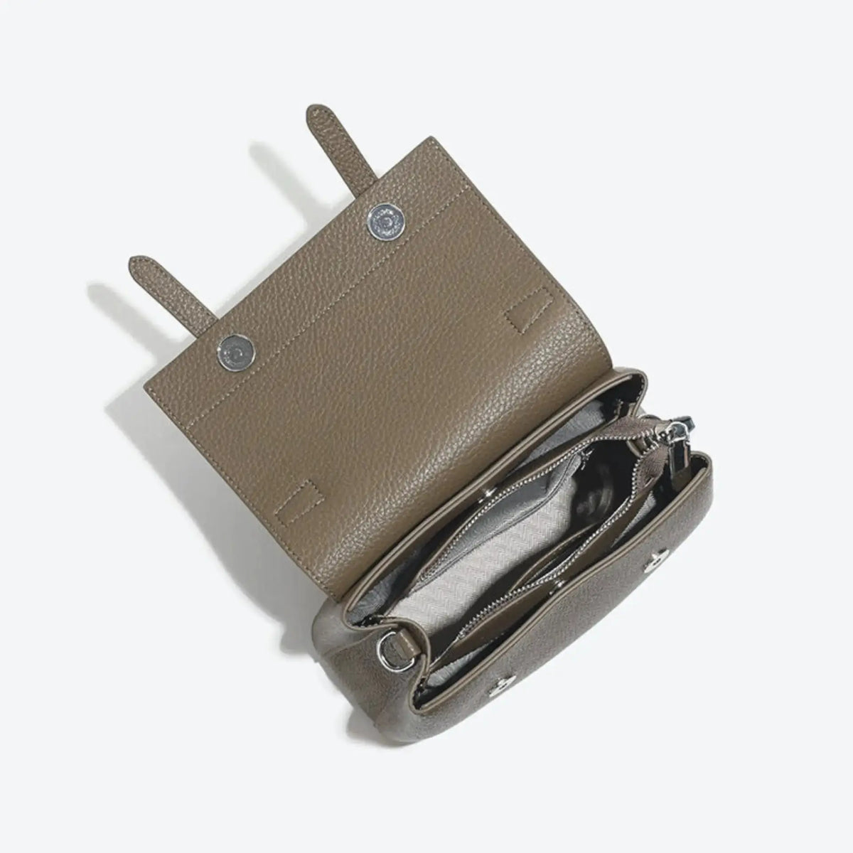 Sac bandoulière femme besace vue intérieur