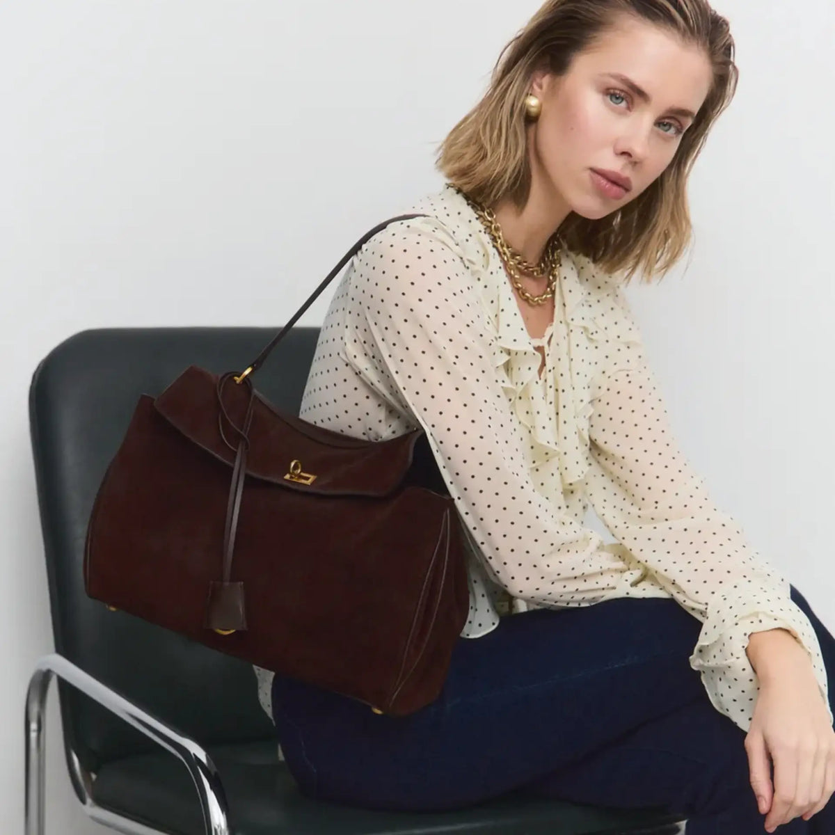 Sac besace femme cuir souple maison Merid