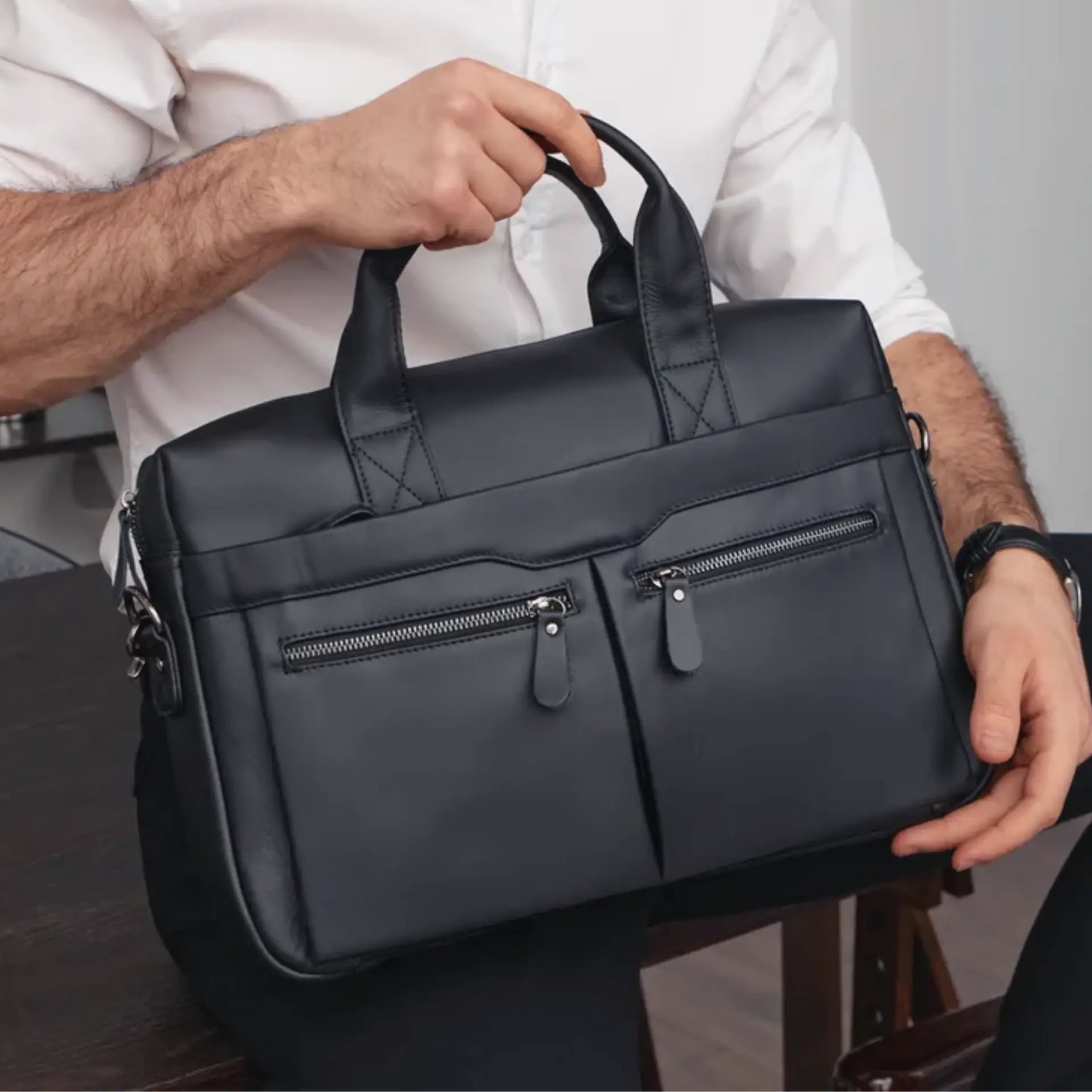Sac besace pour homme avec bandoulière Image