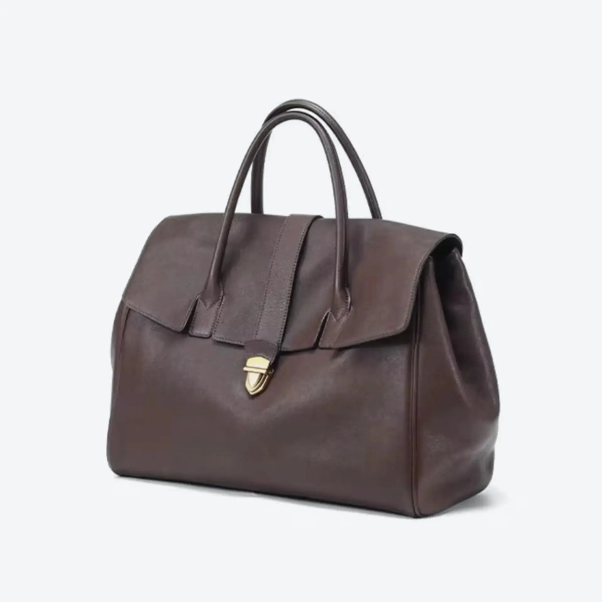 Sac cuir besace femme de côté