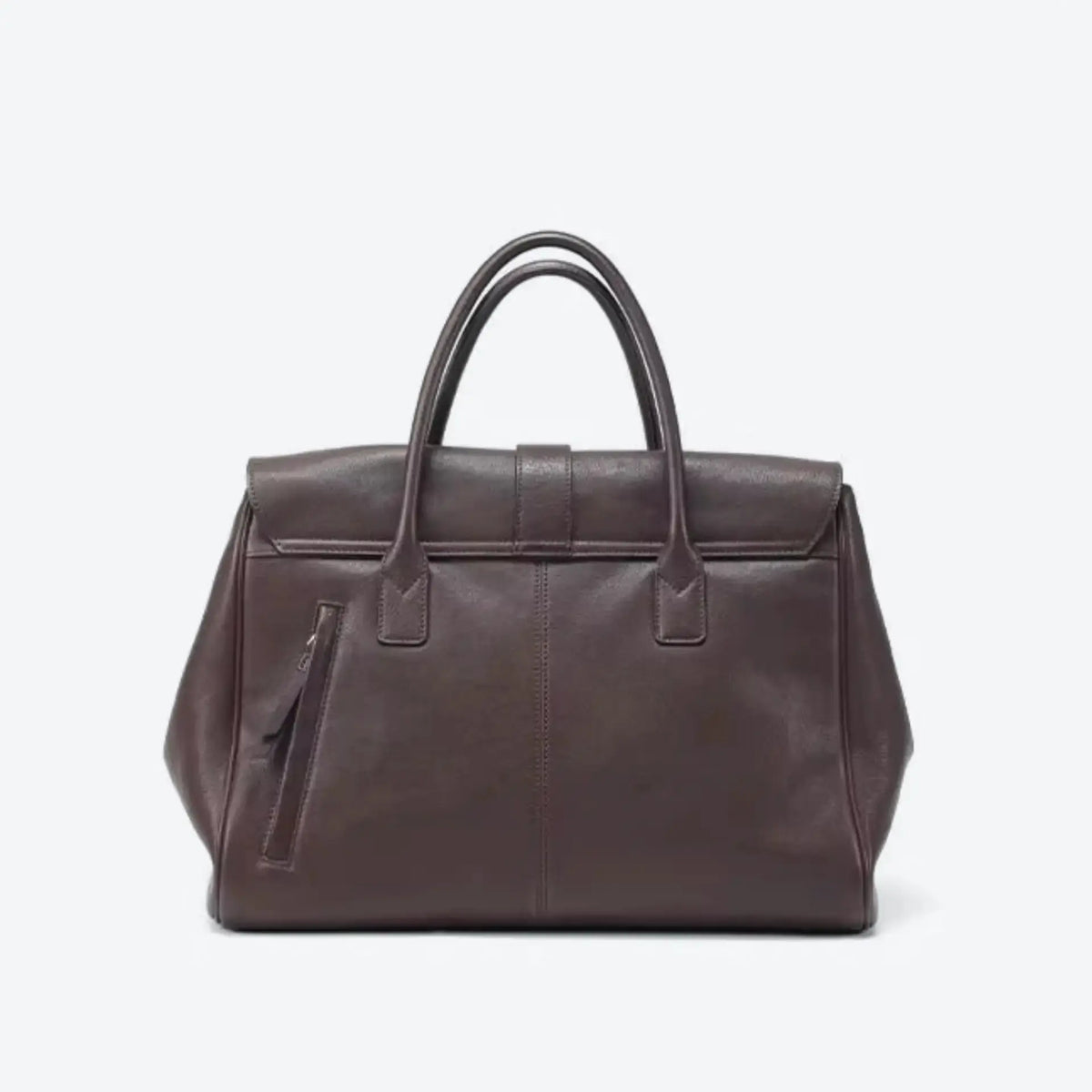 Sac cuir besace femme de dos