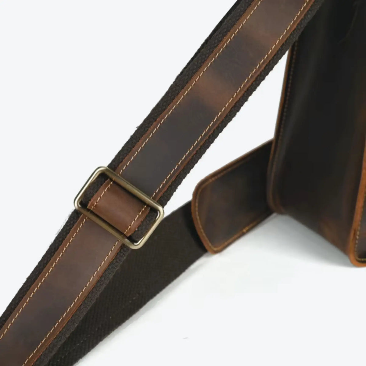 bandoulière sacoche homme besace marron
